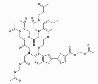 FURA 2/AM (CAS 108964-32-5) - chemical structure image 