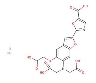 Fura 2 magnesium-selective analog tetrapotassium salt (CAS 132319-57-4) - chemical structure image