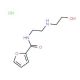 Furan-2-carboxylic acid [2-(2-hydroxy-ethylamino)-ethyl]-amide hydrochloride - chemical structure image