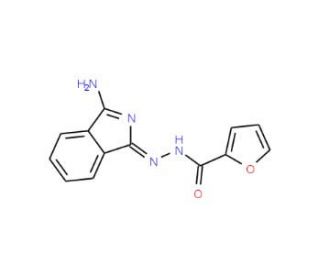 Furan-2-carboxylic acid (3-amino-isoindol-1-ylidene)-hydrazide - chemical structure image