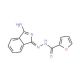Furan-2-carboxylic acid (3-amino-isoindol-1-ylidene)-hydrazide - chemical structure image