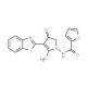 Furan-2-carboxylic acid (5-amino-4-benzothiazol-2-yl-3-oxo-2,3-dihydro-pyrrol-1-yl)-amide - chemical structure image
