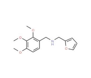 Furan-2-ylmethyl-(2,3,4-trimethoxy-benzyl)-amine - chemical structure image