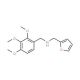 Furan-2-ylmethyl-(2,3,4-trimethoxy-benzyl)-amine - chemical structure image