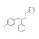 Furan-2-ylmethyl-[2-(4-methoxy-phenyl)-1-phenyl-ethyl]-amine (CAS 436087-18-2) - chemical structure image