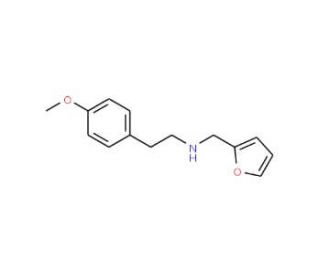 Furan-2-ylmethyl-[2-(4-methoxy-phenyl)-ethyl]-amine - chemical structure image