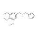 Furan-2-ylmethyl-(3,4,5-trimethoxy-benzyl)-amine (CAS 212392-89-7) - chemical structure image