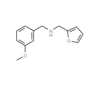 Furan-2-ylmethyl-(3-methoxy-benzyl)-amine - chemical structure image