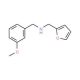 Furan-2-ylmethyl-(3-methoxy-benzyl)-amine - chemical structure image