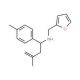 Furan-2-ylmethyl-(3-methyl-1-p-tolyl-but-3-enyl)-amine (CAS 436087-19-3) - chemical structure image