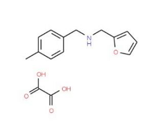 Furan-2-ylmethyl-(4-methyl-benzyl)-amine oxalate - chemical structure image