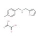 Furan-2-ylmethyl-(4-methyl-benzyl)-amine oxalate - chemical structure image
