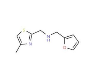 Furan-2-ylmethyl-(4-methyl-thiazol-2-ylmethyl)-amine - chemical structure image