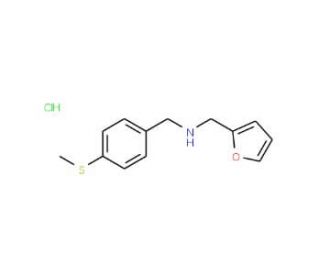Furan-2-ylmethyl-(4-methylsulfanyl-benzyl)-amine hydrochloride - chemical structure image