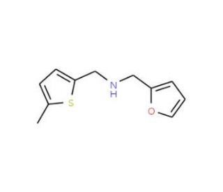Furan-2-ylmethyl-(5-methyl-thiophen-2-ylmethyl)-amine - chemical structure image