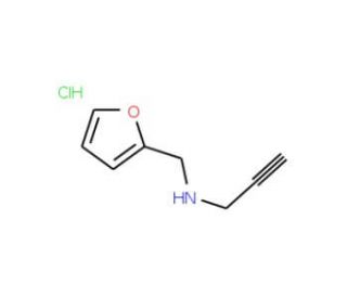 Furan-2-ylmethyl-prop-2-ynyl-amine hydrochloride - chemical structure image