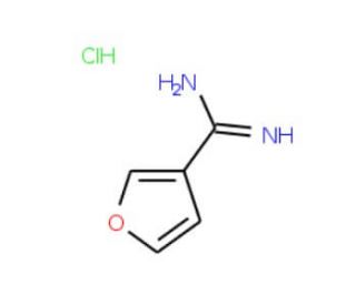 Furan-3-carboximidamide hydrochloride (CAS 54649-21-7) - chemical structure image
