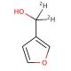 Furan-3-methanol-d2 (CAS 4412-91-3 (unlabeled)) - chemical structure image