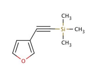Furan-3-ylethynyltrimethylsilane (CAS 465521-19-1) - chemical structure image