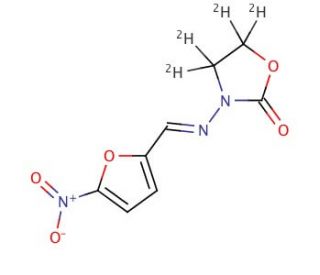 Furazolidone-d4 (CAS 1217222-76-8) - chemical structure image