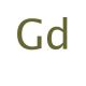 Gadolinium (CAS 7440-54-2) - chemical structure image