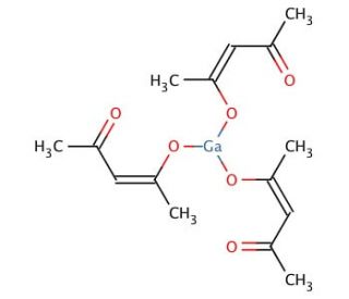 Gallium(III) acetylacetonate (CAS 14405-43-7) - chemical structure image