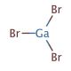 Gallium(III) bromide (CAS 13450-88-9) - chemical structure image
