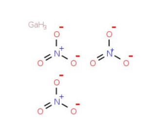 Gallium(III) nitrate solution, Ga 9-10% w/w (CAS 13494-90-1) - chemical structure image