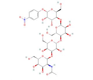 GalNAc beta(1-3)Gal alpha(1-4)Gal beta(1-4)Glc-beta-pNP (CAS 1134635-03-2) - chemical structure image