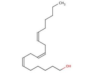 &gamma;-Linolenyl alcohol (CAS 24149-05-1) - chemical structure image