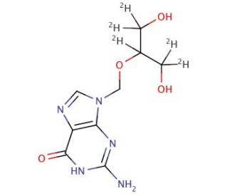 Ganciclovir-d5 (CAS 1189966-73-1) - chemical structure image