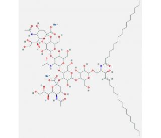 Ganglioside GD1a disodium salt (CAS 12707-58-3) - chemical structure image