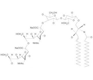 Ganglioside GD3 disodium salt (CAS 62010-37-1) - chemical structure image