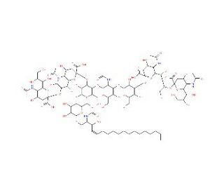 Ganglioside GQ1b tetrasodium salt (CAS 68652-37-9) - chemical structure image