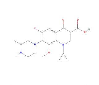 Gatifloxacin (CAS 112811-59-3) - chemical structure image