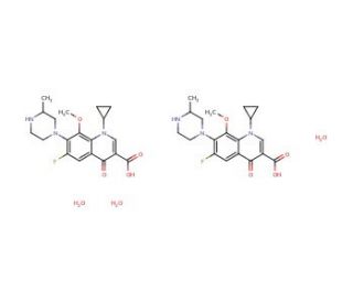 Gatifloxacin sesquihydrate (CAS 180200-66-2) - chemical structure image
