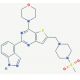 GDC-0941 (CAS 957054-30-7) - chemical structure image