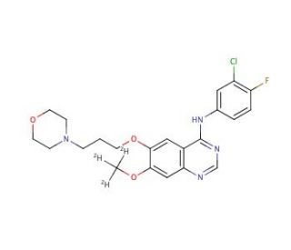 Gefitinib O-Methyl-D3 - chemical structure image