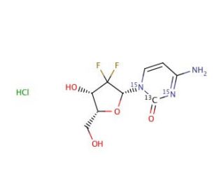 Gemcitabine-13C,15N2 Hydrochloride | CAS 1262897-74-4 | SCBT