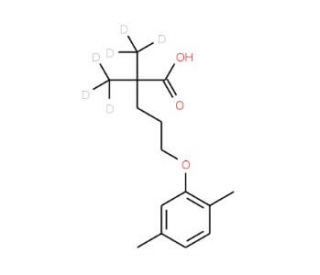 Gemfibrozil-d6 - chemical structure image