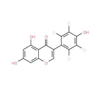 Genistein-2&prime;,3&prime;,5&prime;,6&prime;-d4 (CAS 187960-08-3) - chemical structure image