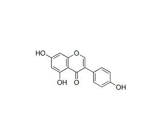 Genistein (CAS 446-72-0) - chemical structure image