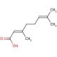 Geranic acid (CAS 459-80-3) - chemical structure image