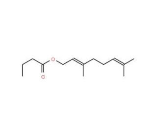 Geranyl Butyrate (CAS 106-29-6) - chemical structure image