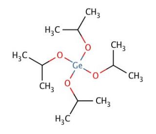 Germanium(IV) isopropoxide (CAS 21154-48-3) - chemical structure image