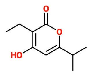 Germicidin B (CAS 150973-78-7) - chemical structure image