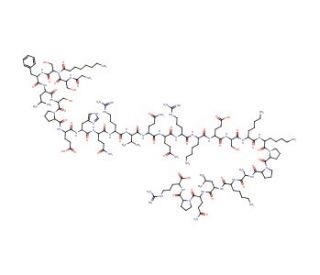 Ghrelin (human) (CAS 258279-04-8) - chemical structure image