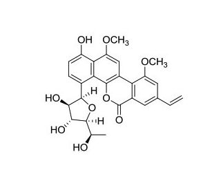 Gilvocarcin V (CAS 77879-90-4) - chemical structure image