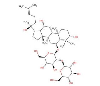 Ginsenoside Rf (CAS 52286-58-5) - chemical structure image