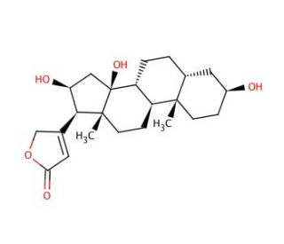 Gitoxigenin (CAS 545-26-6) - chemical structure image